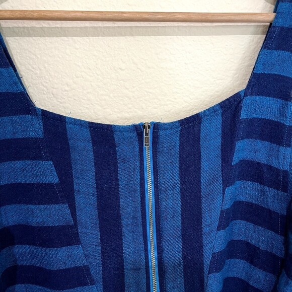Soft Surroundings Striped Cold Shoulders Tunic‎ Top Womens Size 2X Pockets - Picture 4 of 7